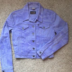 Levi’s Purple Tie Dye Denim Jacket